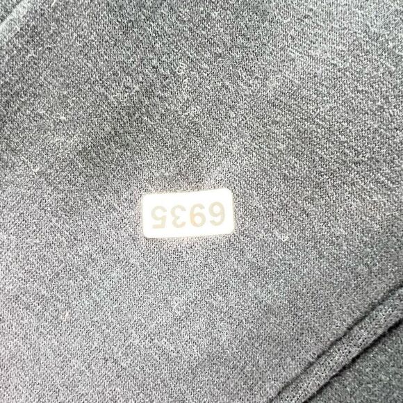 Athleta Cozy Karma Sweatshirt Dress Womens XS Black 1/4 Zip Mock Neck Drawstring - Picture 12 of 12